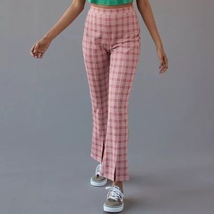 Urban outfitters Urban Renewal Remnants Plaid Front Slit Pant